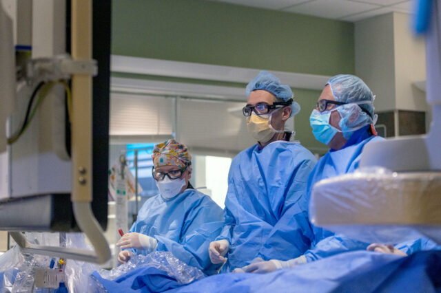 UF Health cardiologist Dr. Soffer performs an structural heart procedure.