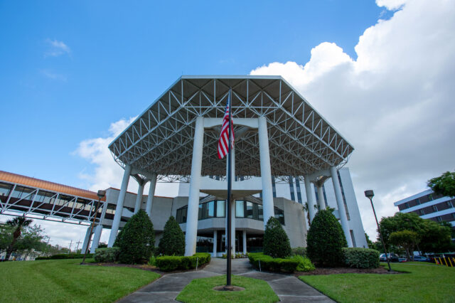 UF Health Jacksonville Pavilion building exterior