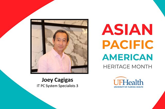 Header graphic and image for Joey Cagigas AAPI Month