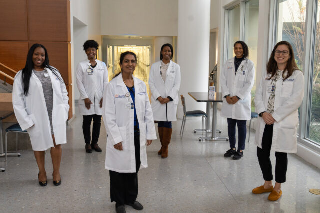 Health care team of six at UF HEalth
