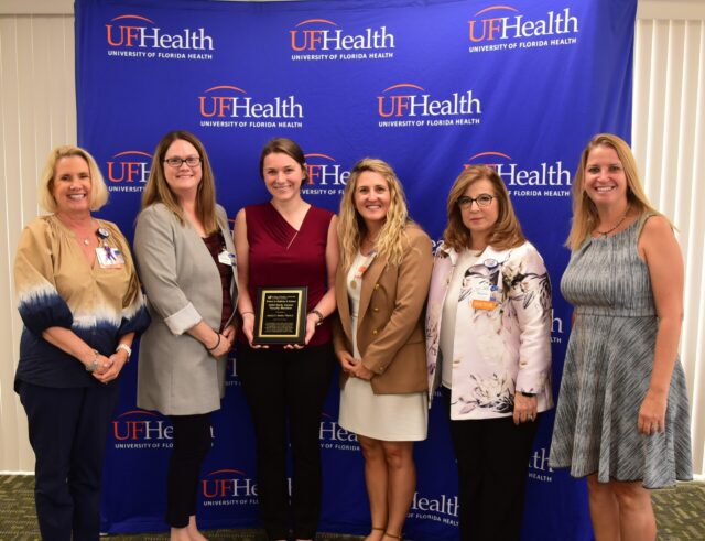 Dr. Jessica Huston, an assistant professor in the College of Pharmacy, received the Early Career Faculty Award.