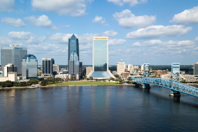 Overlooking Downtown Jacksonville and the St. Johns River